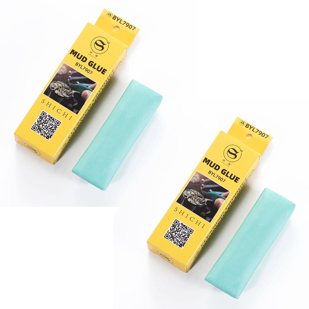 For Watchmaker Bergeon 7033 Green Watch Dust Removal Tool Rodico Putty Watch Dial Cleaner 1/2/3/4pcs Cleaner Mud Accessories
