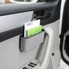 Adhesive Back Seat Organizer Space Saving Car Storage Box Vehicle Interior Organizer for Phone Key Card Sunglasses Accessories