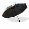 1pc Oceanic Creatures Automatic Open/Close Umbrella with Windproof, 8-Rib Sturdy Canopy, Durable Ribs, Ideal for Gifts yy251117055