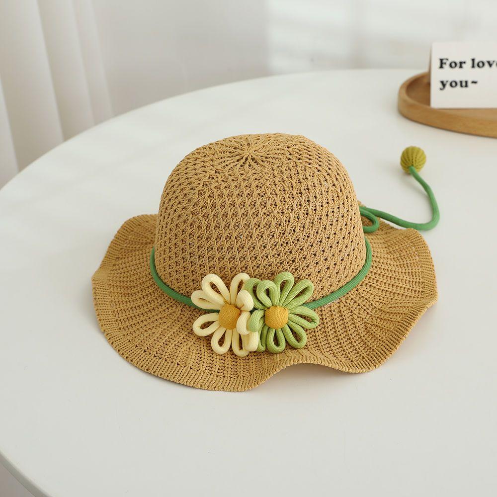 Hat Summer Thin Sunshade Straw Hat Fisherman's Hat Girl Cute Princess Basin Hat Sun Hat