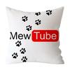Modern Decorative Pillow Case Youtube Throw Pillow Case Red Square Pillow Case Home Decoration Velvet Movie Unique  .