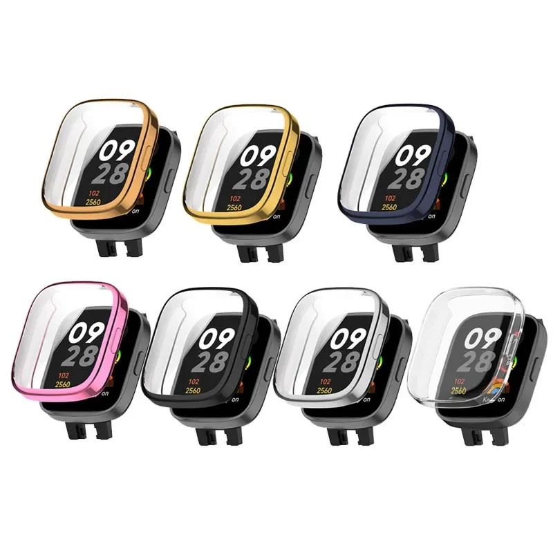 Полная защита для смарт-часов Redmi Watch 3/5 Active 3/5 Lite, чехол-защитная оболочка из ТПУ для экрана для Xiaomi Redmi Watch 4 3
