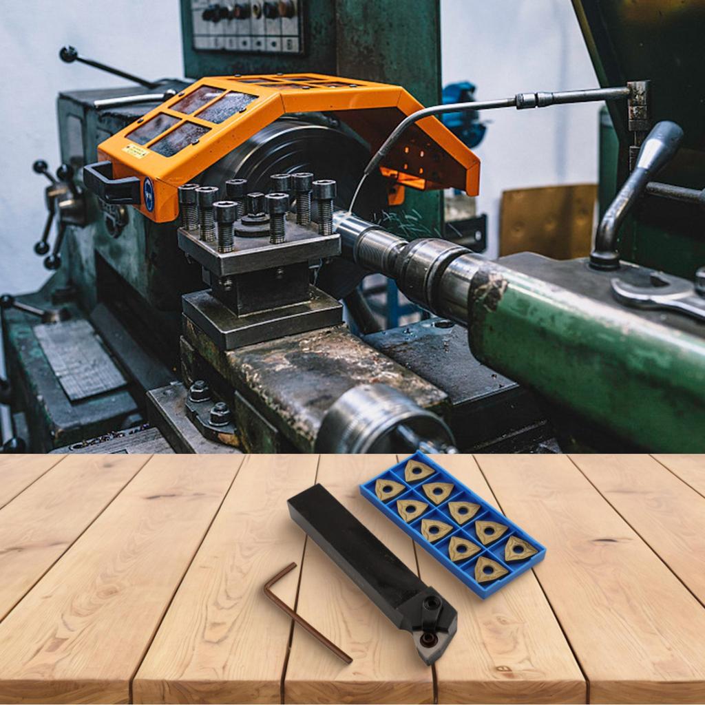 Набор твердосплавных пластин Держатель токарного инструмента MWLNR2020K08 Держатель