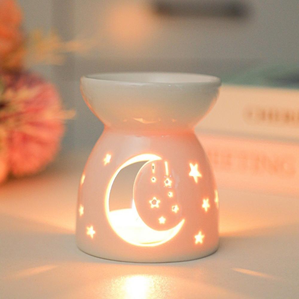 Ceramic Candle Lamps Essential Oil Burners Aroma Burner Incense Lamps  Home Living Room Decoration