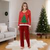 Christmas Prints Family Matching Long Sleeve Tops+Pants Set Family Matching Sets