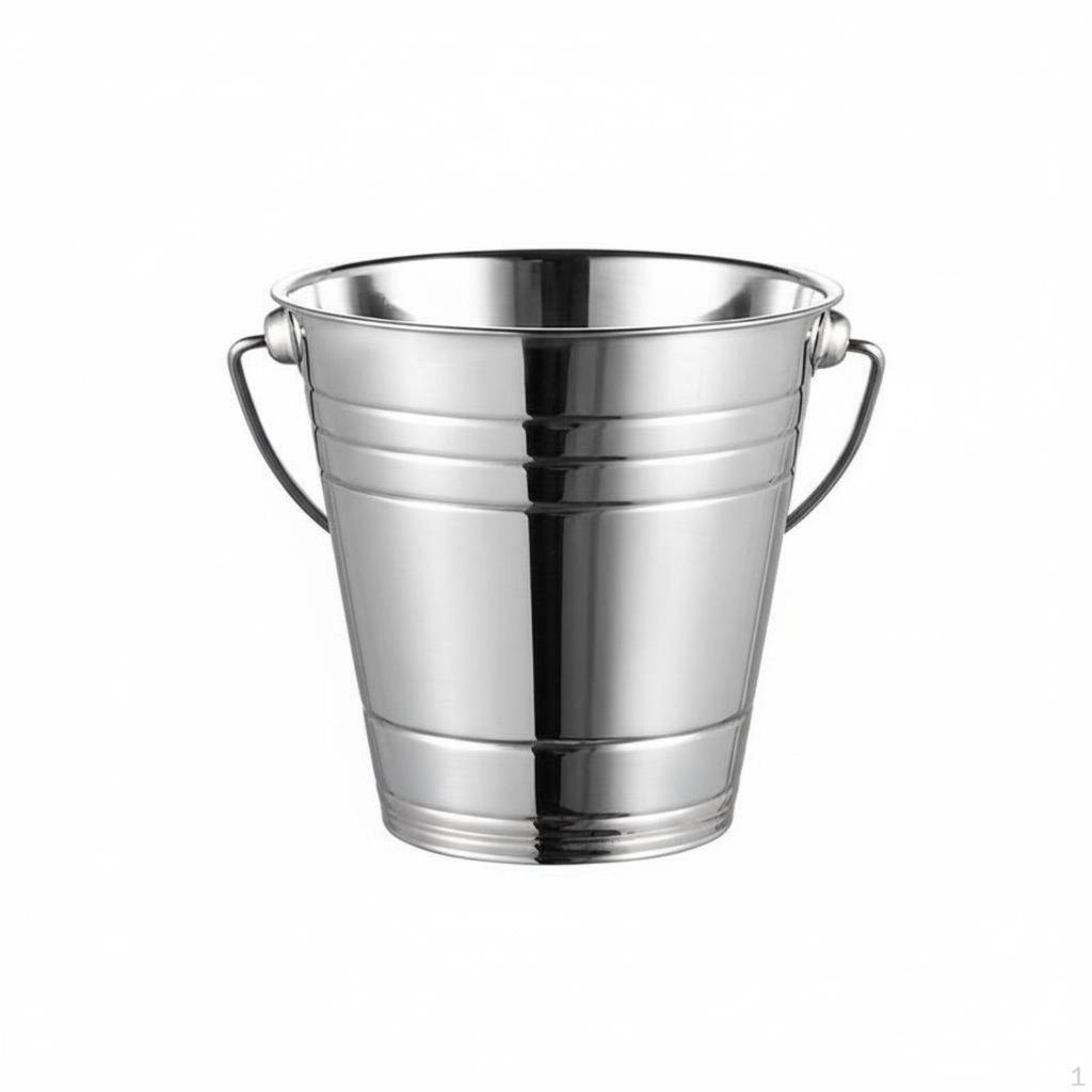 Ice Bucket RustResistant Stainless Steel Easy to Drink Chiller Bottle for