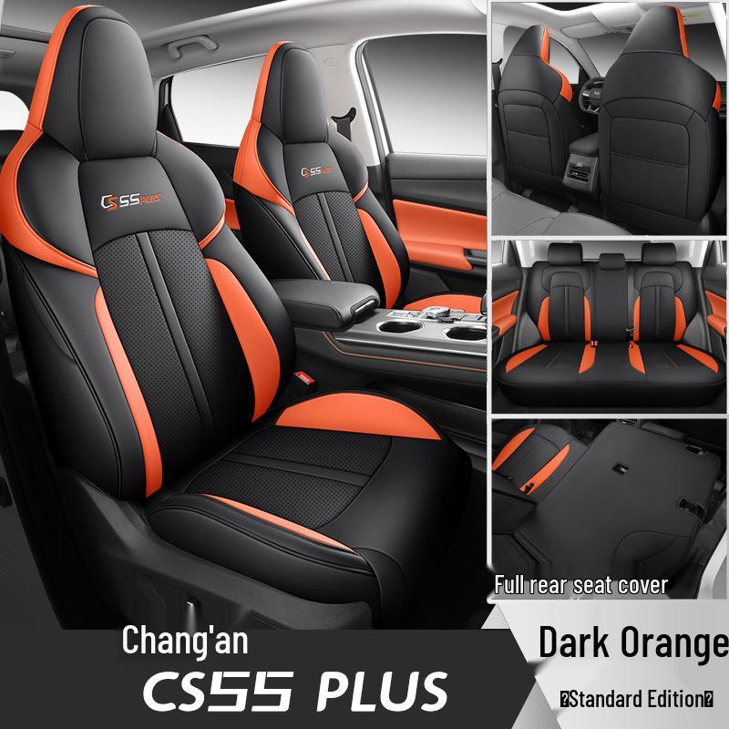FL Sporty Leather Car Seat Covers for Changan CS55PLUS - Stylish All-Season Cushions