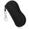 Портативный мягкий чехол для очков на молнии с карабином Чехол для солнцезащитных очков на молнии Чехол-пауч для очков Защитная сумка-ракушка для очков