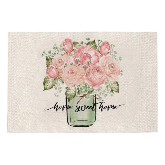 Настольный коврик для кофейной чашки, коврик для кофейной чашки, супер мягкий износостойкий коврик для чаши с изысканным узором, коврик для столовой посуды, декор для столовых приборов