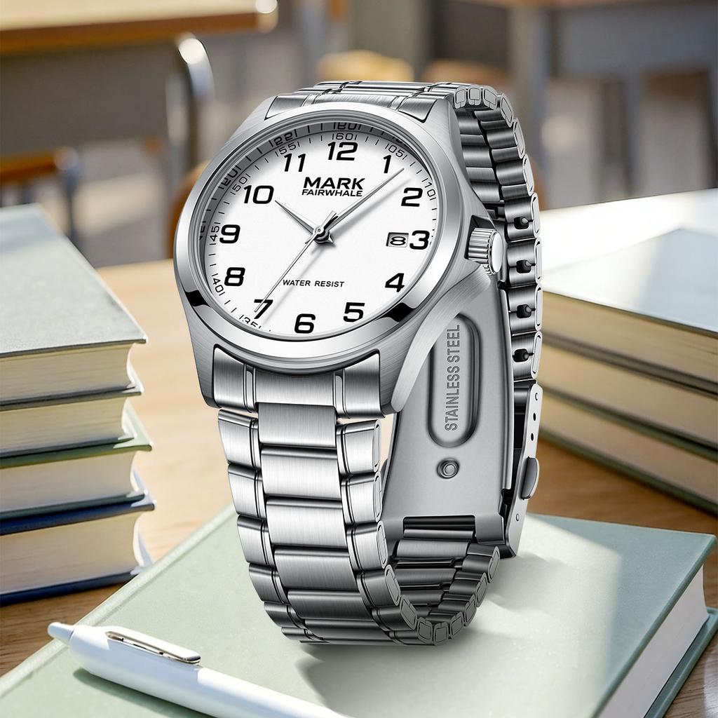 Men's Quartz Watch - High-End Fashion, Simple Calendar, Luminous, Waterproof