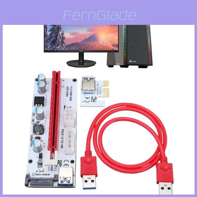 Pcie Pci-e Express 1x To 16x Удлинитель Райзер Карта Адаптер Btc Eth