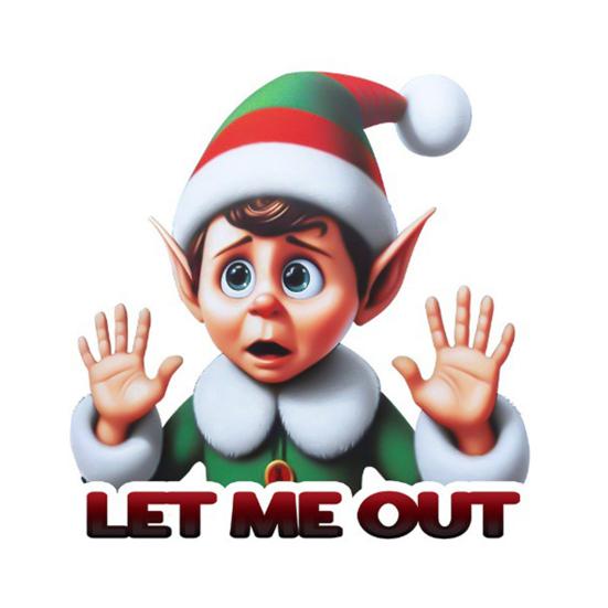 Christmas Toilet Sticker Removable Waterproof Self-adhesive Santa Claus Snowman Elf Gnome Bathroom Wall Toilet Seat Lid Decoration Decal