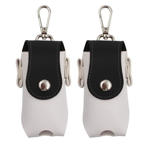 2 шт. сумки для мячей для гольфа, искусственная кожа, защитный чехол для мячей для гольфа, подвесная мини-сумка на талию для мячей для гольфа и тройников