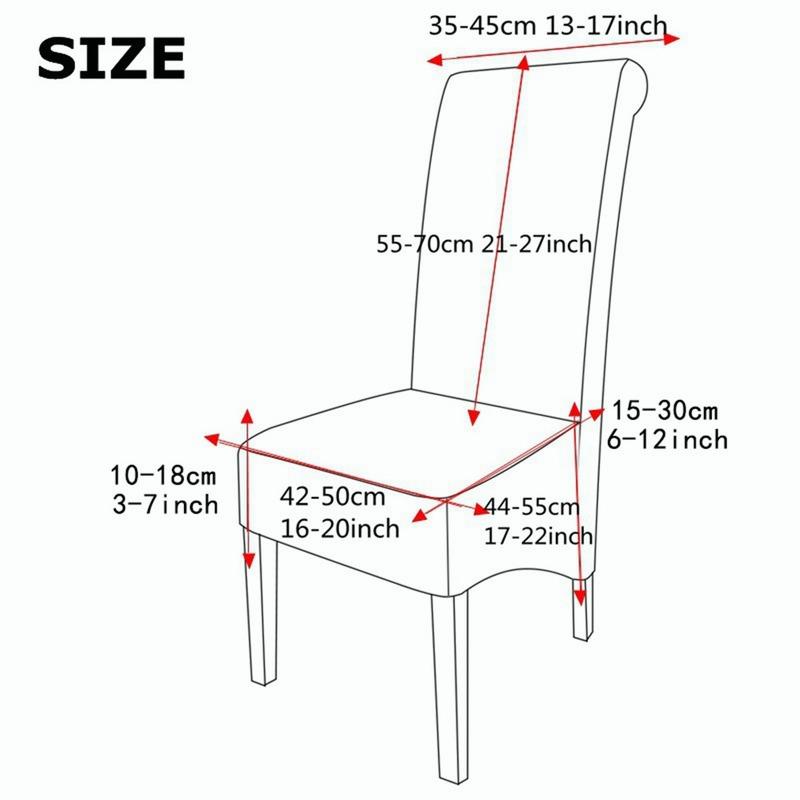 Водонепроницаемый чехол на стул XL из искусственной кожи, тканевые чехлы на стулья, защита для высоких стульев