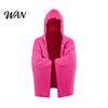 Cooling Fabric Cloak Towel Cloak, Hooded Cool Cape, Beach Cape Instant for Men Women Summer Yoga Camping
