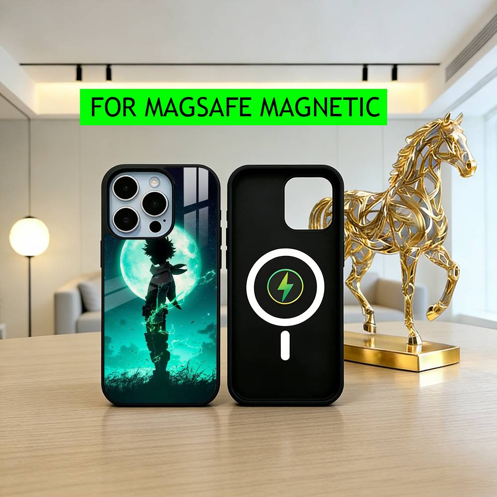 l-lzuku Boy Hero D-Deku M-Midoriya-ES Phone Case For iPhone17,16,15,14,13,12,11 Plus,Pro Magnetic For Magsafe Wireless Charging