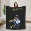 Плед Michael Jackson MJ Tour 2026 Теплый Уютный Пушистый Пледы для Дивана 50x60 Дюймов Разные Размеры Постельные Принадлежности Пледы