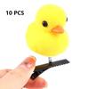 10 шт., плюшевая весенняя заколка для волос, маленькая желтая утка, утконос, заколка, аксессуар для волос