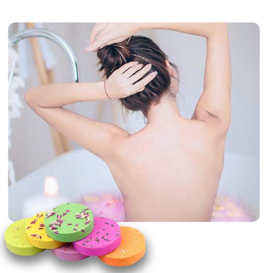 8 шт. 30 г таблетки для ванны успокаивающие легко растворяющиеся опьяняющий аромат снятие стресса ароматическая ароматерапия сухоцвет таблетки для душа ванна поставки