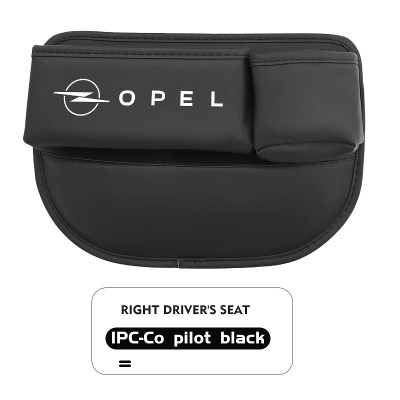 Leather Car Seat Gap Filler Storage Box Pocket Cup Phone Holder For Opel ADAM ASTRA J K CORSA E INSIGNIA MOKKA VIVA Meriva PZ3