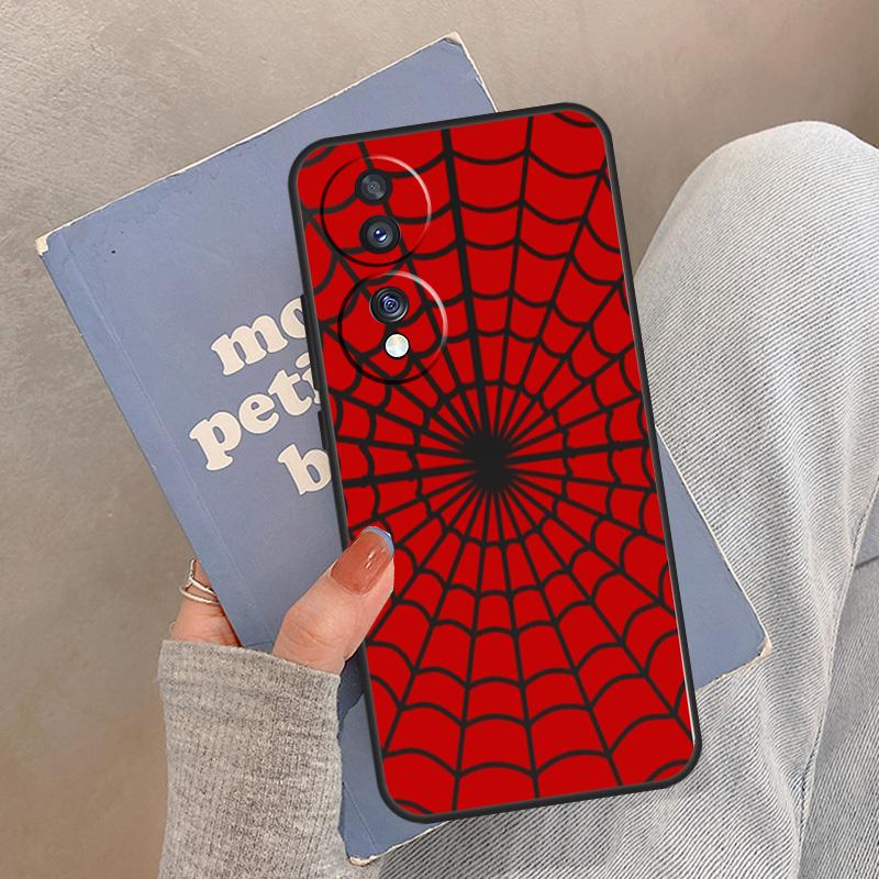 Чехол-маска с паутиной для Huawei Honor X8 X9a 50 70 Magic5 P40 P30 P20 Lite P50 Pro Nova 5T P Smart Z Cover