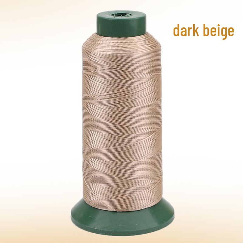 Sewing Machine & Handcraft Thread: High-Strength Mercerized Nylon for Upholstery, Leather, and Jeans