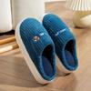 Cotton Slippers Women Spring Autumn Winter Indoor Home Use Non-slip Warm Home Couple Plush Winter Men