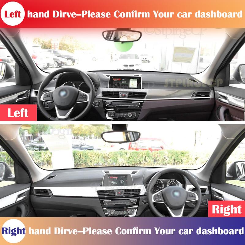 Для BMW X1 F48 2016 2017 2018 2019 без HUD Противоскользящий чехол на панель приборов Защитная подкладка Автоаксессуары Коврик-солнцезащита