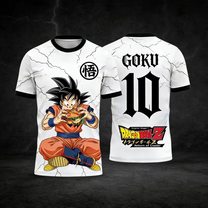 2026 Новый Мужской Футболка с 3D-печатью Dragon Ball Goku Футбольная Майка Детская Аниме Футболка Специальная Футбольная Майка Унисекс Y2k