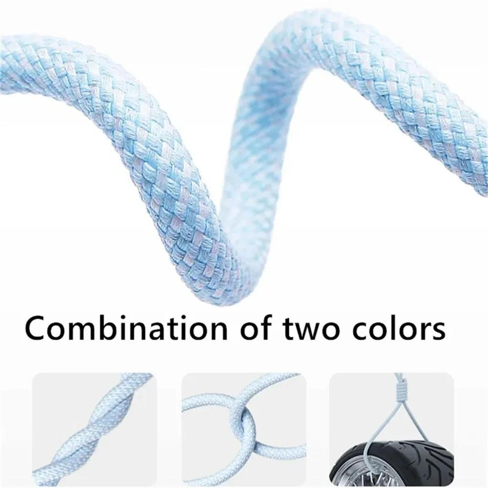 Universal 3-in-1 USB C Charging Cable for iPhone Samsung Android 6A Fast Charge Type-C Micro USB 1.2M Nylon Quick Charger Cord