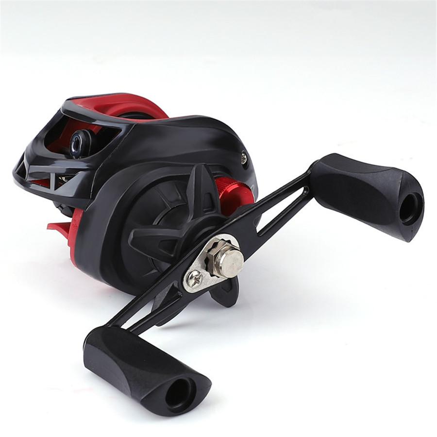 FTK Рыболовная катушка с шарикоподшипником из нержавеющей стали 19+1BB и магнитной тормозной системой для ловли в соленой и пресной воде, 8.1:1