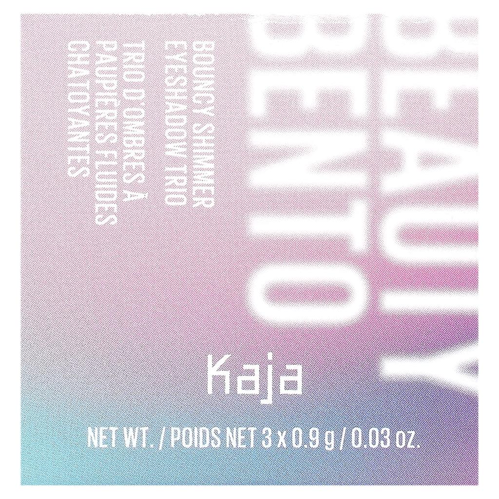Kaja Beauty Bento, трио теней для век Bouncy Shimmer, 02 Orange Blossom, 3 шт., 0,9 г(0,03)унция