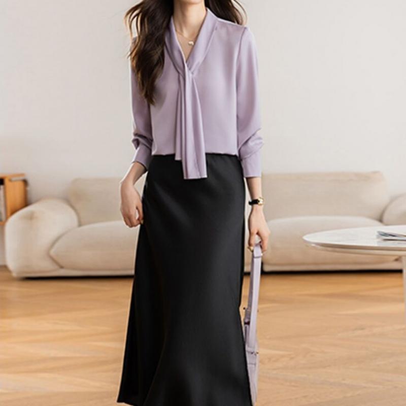 Klache V Scarf Lady Blouse Up To Size 77 B6s0210