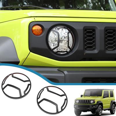 Кожухи для ламп для Suzuki Jimny JB64 JB74 2022 2023, передние фары автомобиля, крышка лампы, железные внешние аксессуары