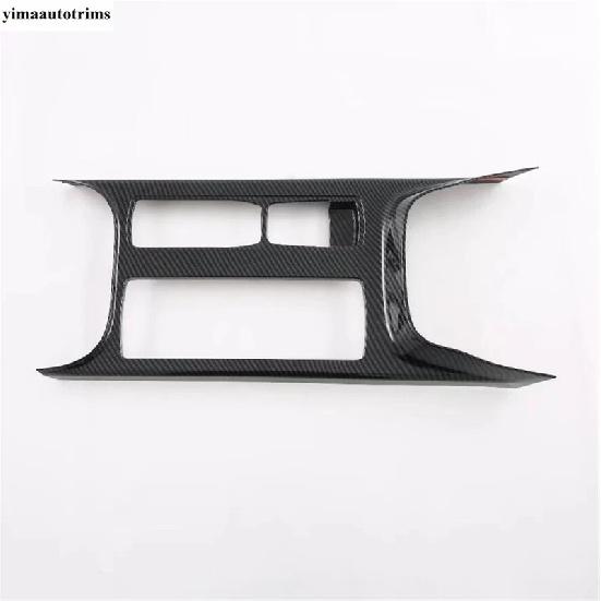 ABS Carbon Fiber Car Center Console Water Cup Holder Decoration Cover Trim Sticker Accessories For Ford Focus MK4 - 2025
