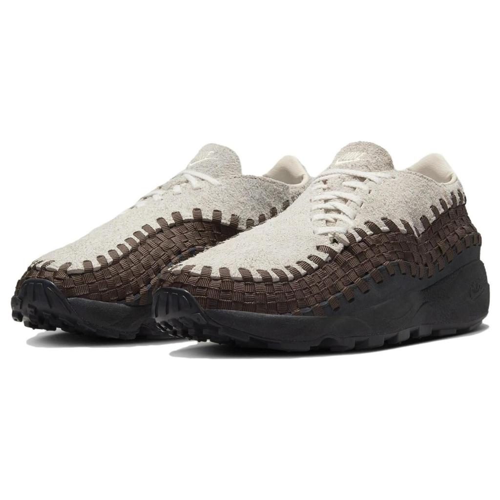 Nike Air Footscape Woven Phantom Earth Женские кроссовки Кремово-черные FZ4340-100