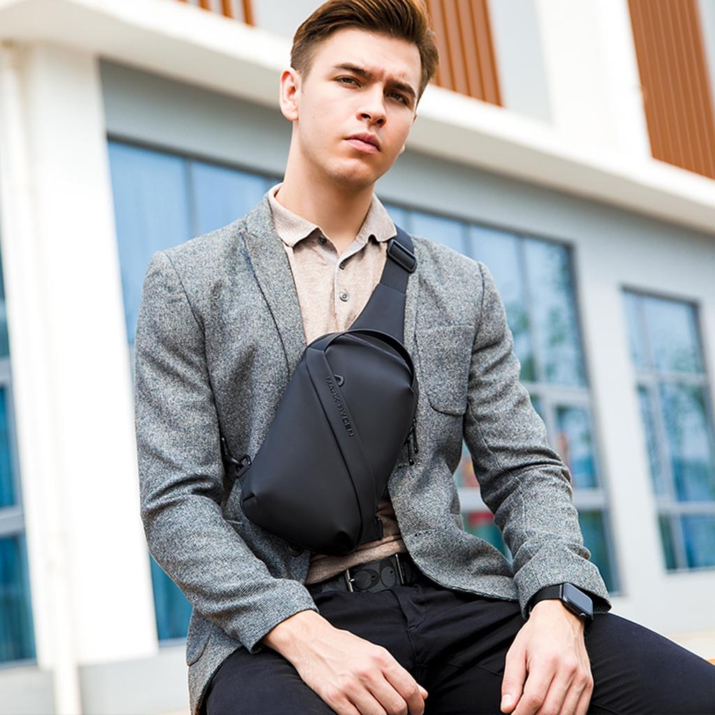 MARK RYDEN Модная мужская маленькая нагрудная сумка для спорта и отдыха, водонепроницаемая сумка на одно плечо