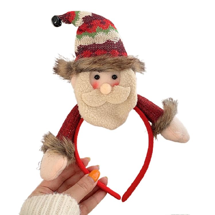 Xmas Snowman Hair Hoop Gingerbread Man Headband Lovely Christmas Hair Ornaments