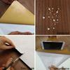TOTIO Wood Grain Remake Brown Walnut Wood Grain Wood Grain Cutting Wood Grain Съемные обои с плесенью и масляной морилкой для ванной комнаты