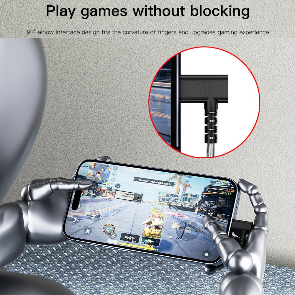 KEYSION Динамические HiFi проводные наушники типа C ЦАП цифровой чип внутриканальные наушники L изгибающийся заушник игровая спортивная гарнитура с микрофоном