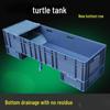 Террариум для черепахи с донным сливом, песочницей, лестницей для лазания и солнечной платформой