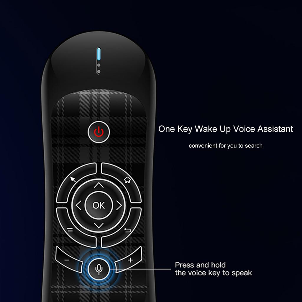 Wechip R2 Пульт дистанционного управления 2,4G Беспроводная голосовая воздушная мышь ИК-обучение Интаертное зондирование Смарт-пульт дистанционного управления