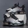 Youth style shoes Boys Running Shoes Kids Synthetic Leather Non-Slip Athletic Sneakers With Rotating Buckle Winter