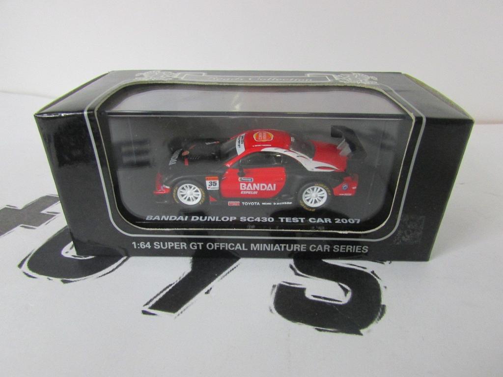 Kyosho Original Bandai Dunlop SC430 Test Car 2007 Finished Product 1/64