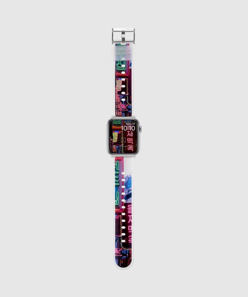 Taimpeullig Signature Городской пейзаж Ремешок для Apple Watch Совместимый ремешок для 1 Ultra 1 Se2 Galaxy Watch 6 - Euljiro