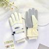 Womens Winter Ski Gloves Touch Screen Waterproof Windproof Warm Fleece Lined Outdoor Cycling
