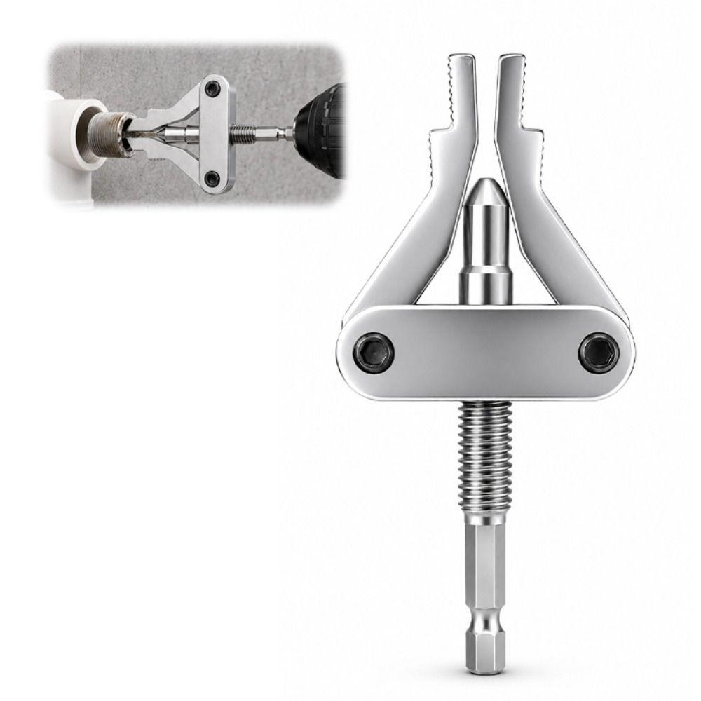 Hex Shank Pipe Extractor Tool 4 Points Broken Bolt Remover Broken Thread Puller Electric Drill Use