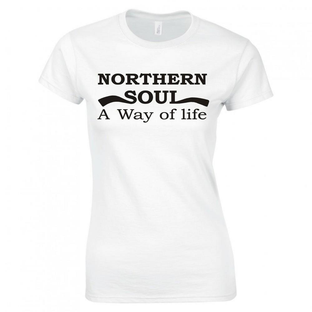 Northern Soul A Way Of Life Ladies Skinny Fit Tshirt