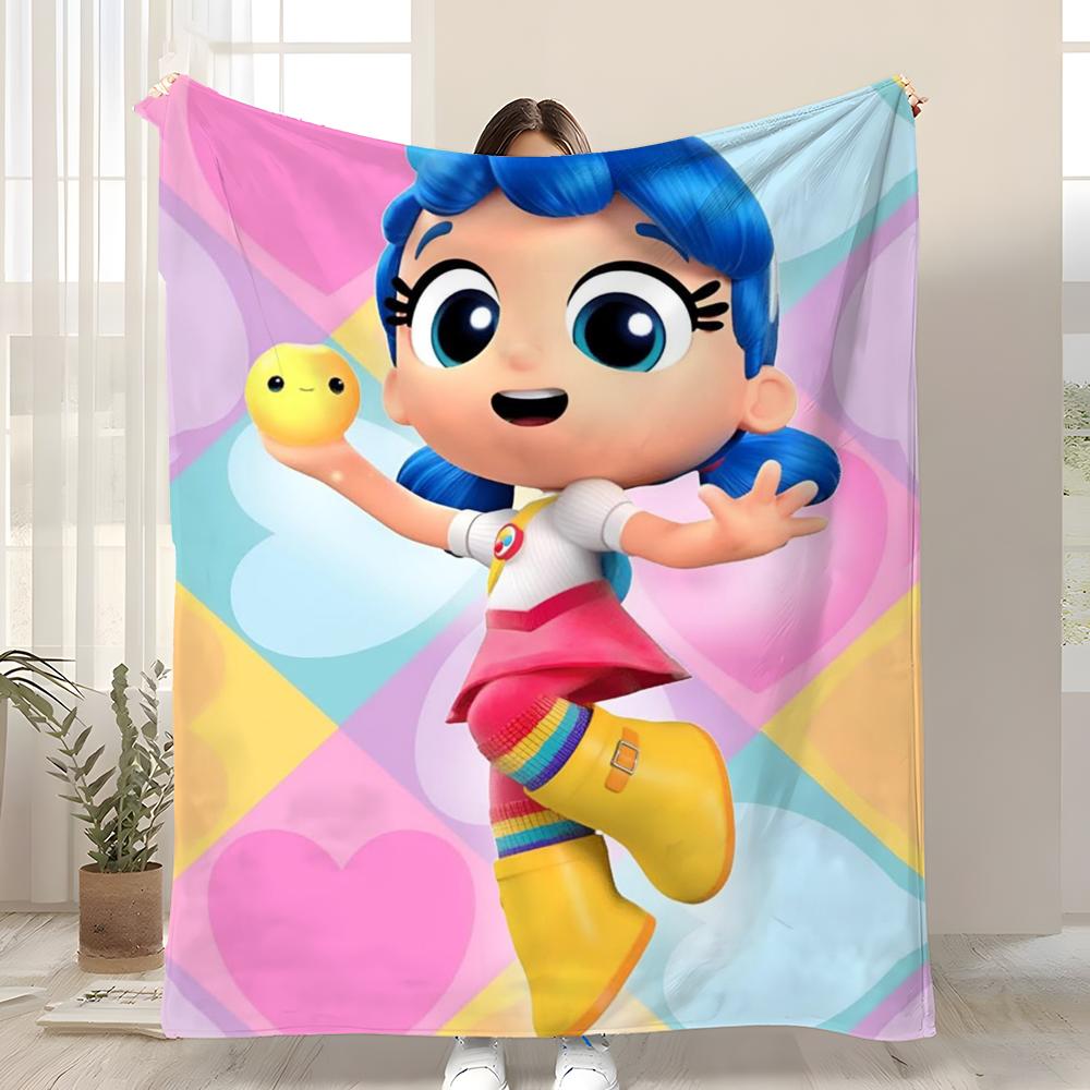 Популярное одеяло-плед True Rainbow Kingdom, мягкий коралловый флис, 310 г/м², пушистое, теплое, для дивана, кровати, диванчика, декора спальни