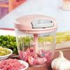 500/900ML Manual Meat Grinder Garlic Chopper Rotary Garlic Press Vegetable Onion Cutting Machine Kitchen Cooking Accessories